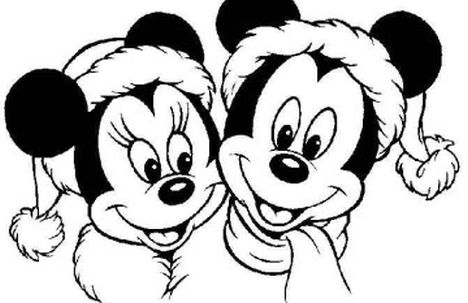 Disney Christmas Coloring Pages Free Printable part 4